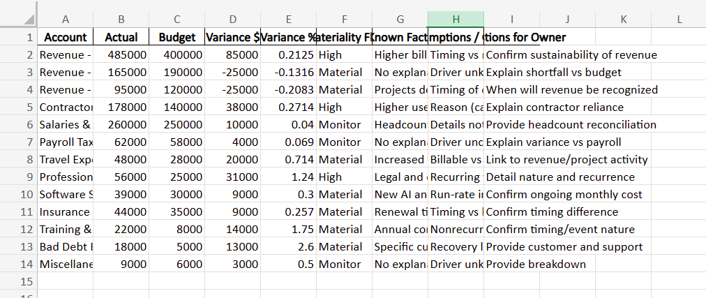 Copilot Excel Export Output Before Formatting