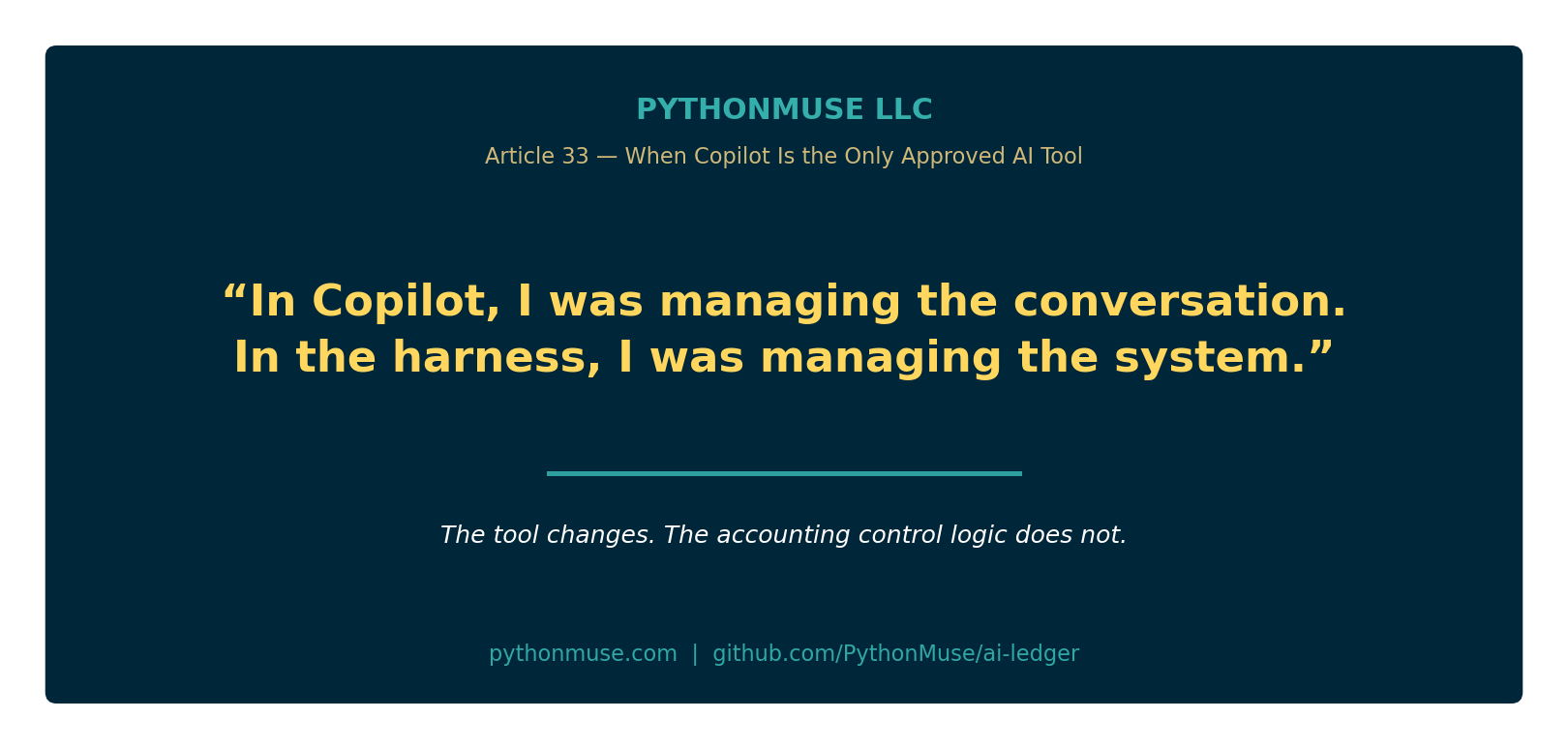 Managing the Conversation vs Managing the System